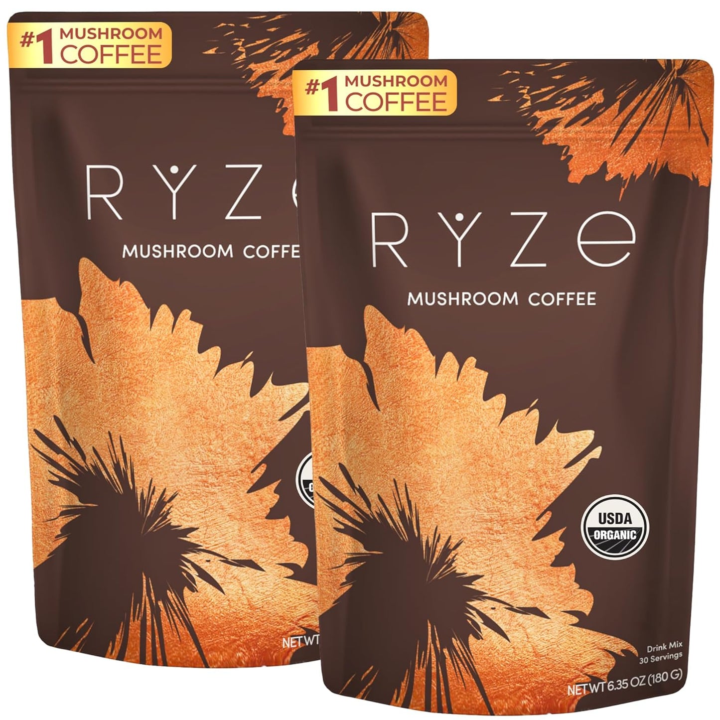 RYZE Mushroom Coffee (Pack of 3)
