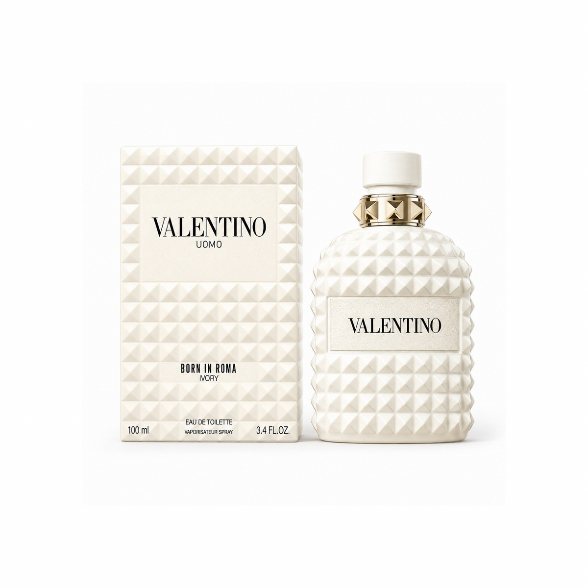 Born In Roma Uomo Ivory by Valentino for Men -3.4 oz