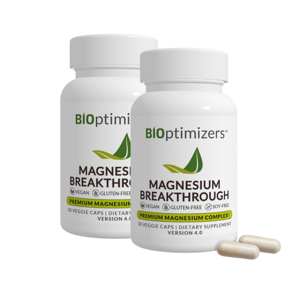 BIOptimizers Magnesium Breakthrough 4.0 – 30 Count (Pack of 2)