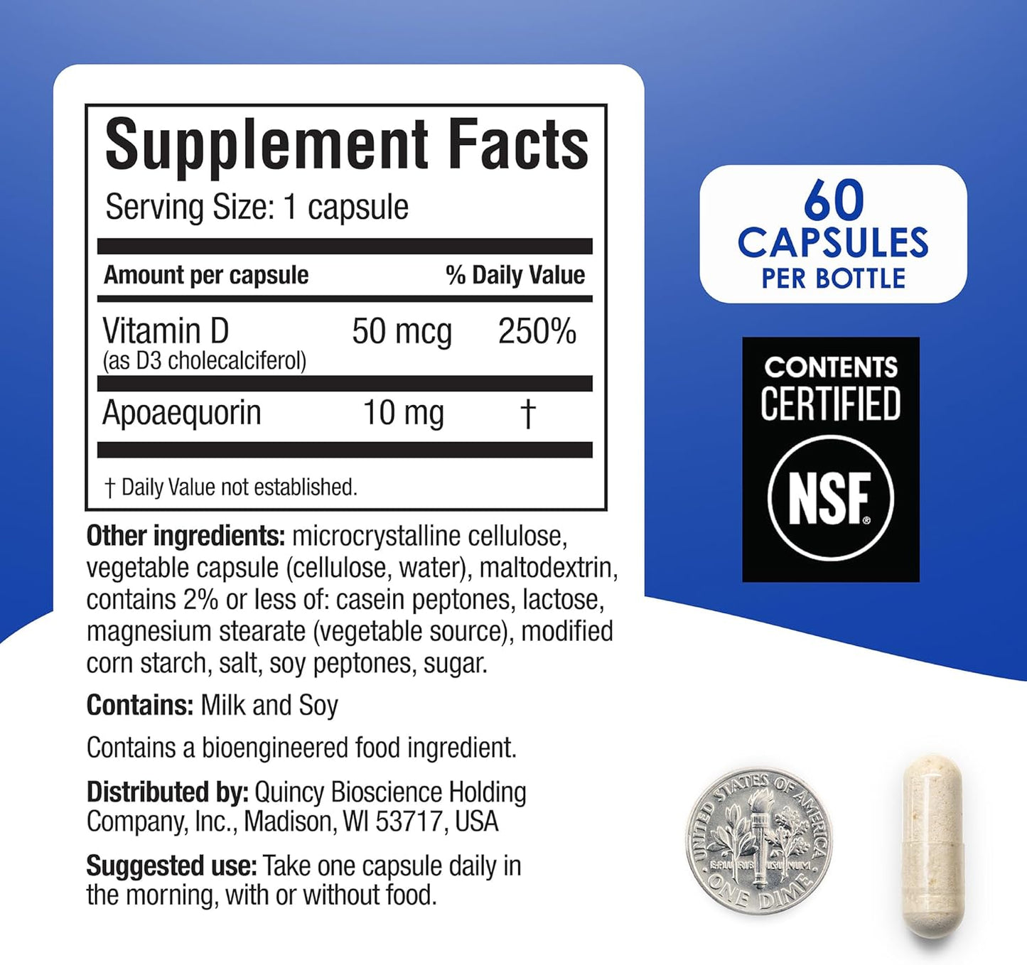 Prevagen Regular Strength - 60 Capsules