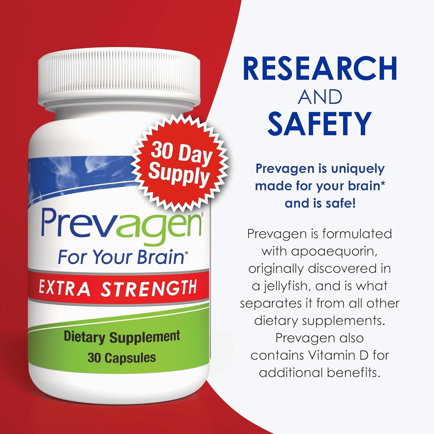 Prevagen Extra Strength - 30 Capsules