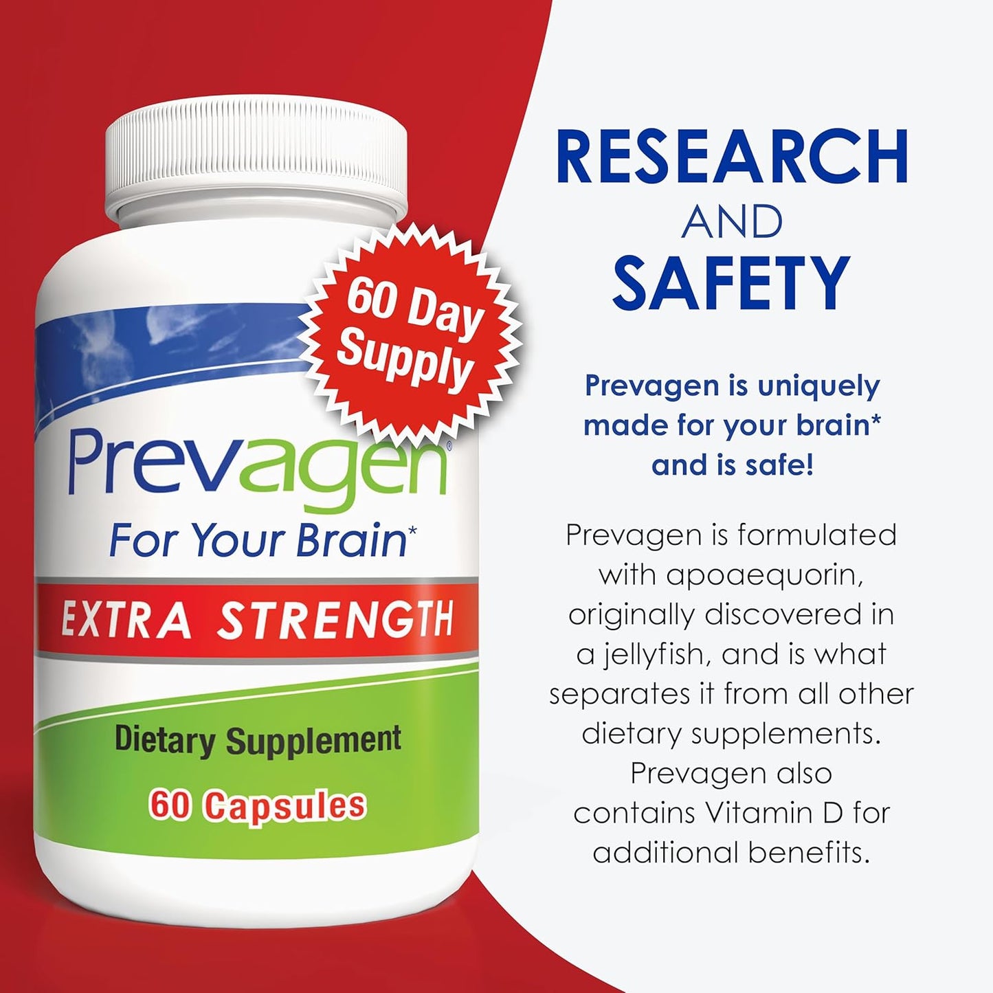 Prevagen Extra Strength - 60 Capsules