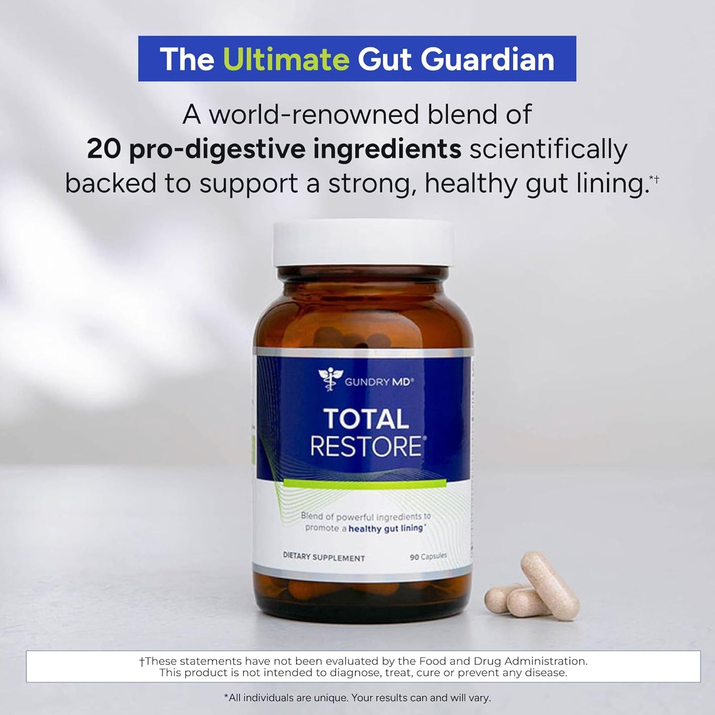 Gundry MD® Total Restore Gut Lining &amp; Digestive Support – 30 Servings
