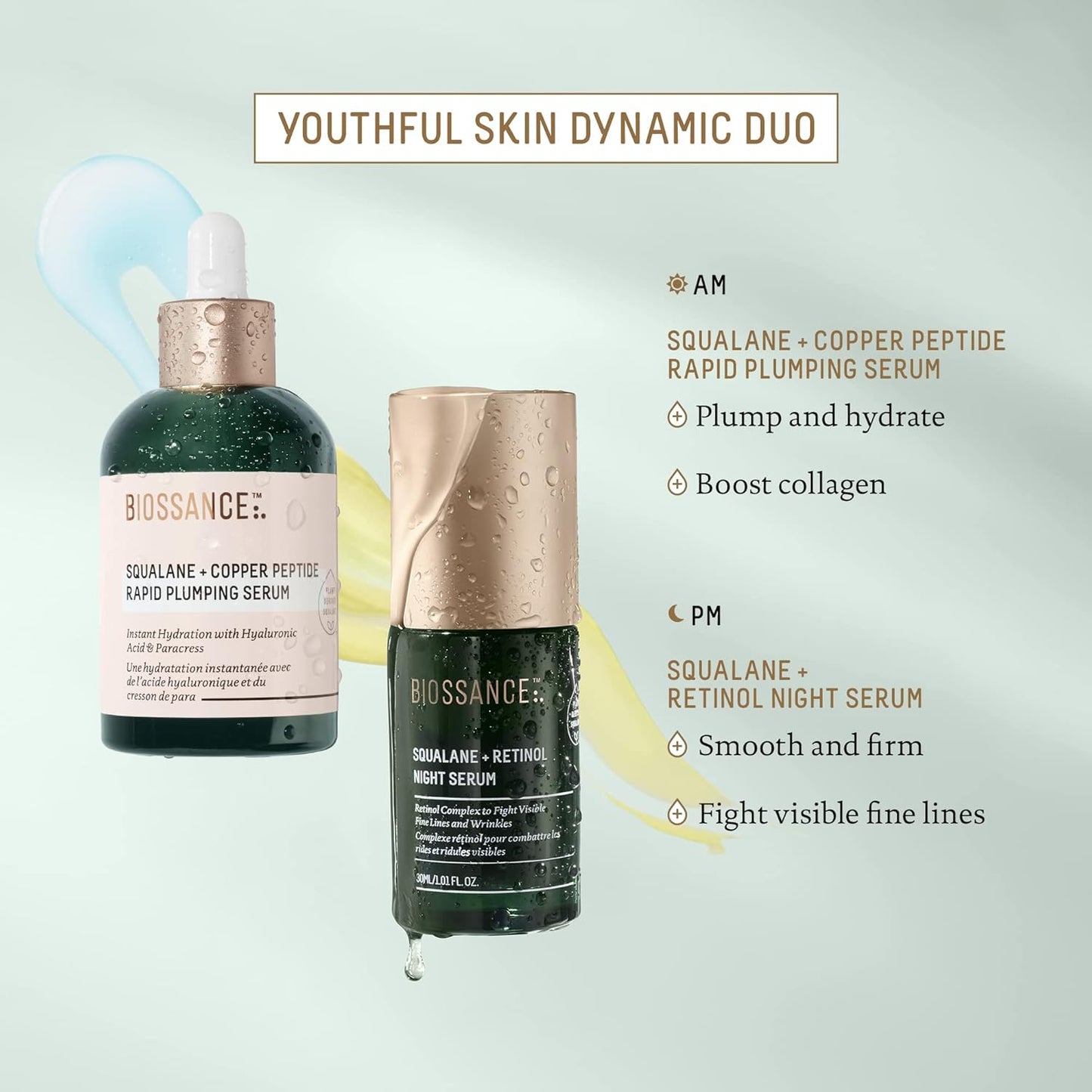 Biossance Squalane + Copper Peptide Rapid Plumping Serum