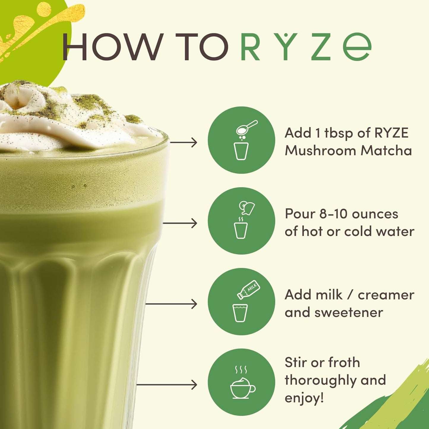 Ryze Mushroom Matcha