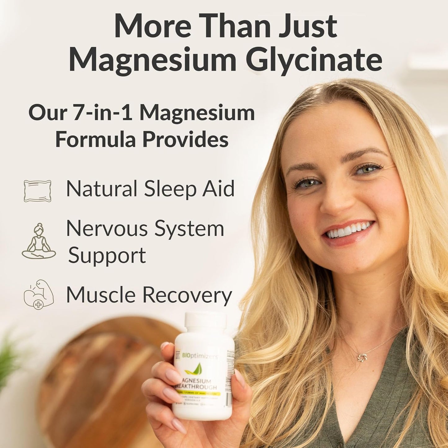 BIOptimizers Magnesium Breakthrough 4.0 – 60 Count (Pack of 4)