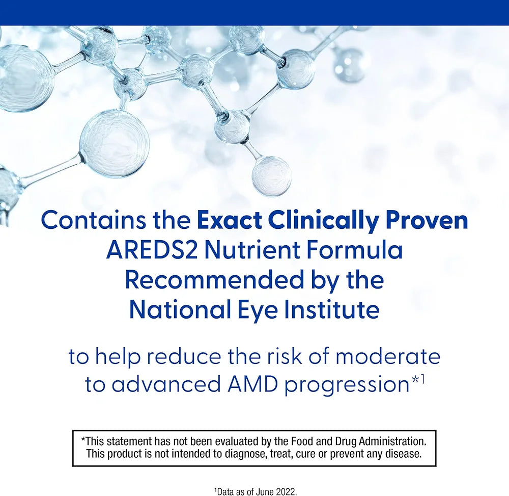 PreserVision AREDS 2 Eye Vitamins, #1 Eye Doctor Recommended Brand, Lutein and Zeaxanthin Supplement with Vitamin C, Vitamin E, Zinc, and Copper, 120 Softgels