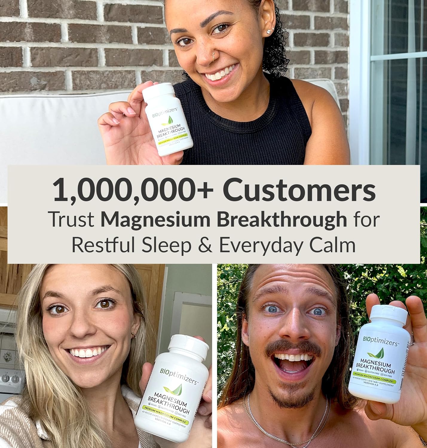 BIOptimizers Magnesium Breakthrough Supplement 4.0 - 30 Count